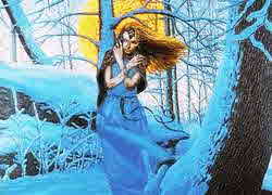 Prinzessin im kalten Wald